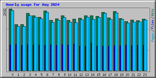 Hourly usage for May 2024