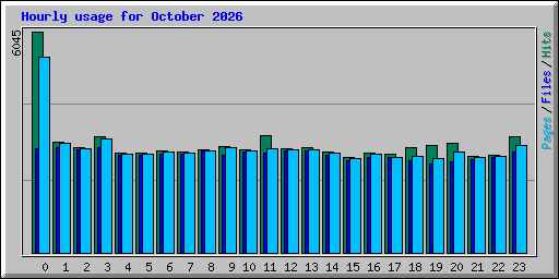 Hourly usage for October 2026